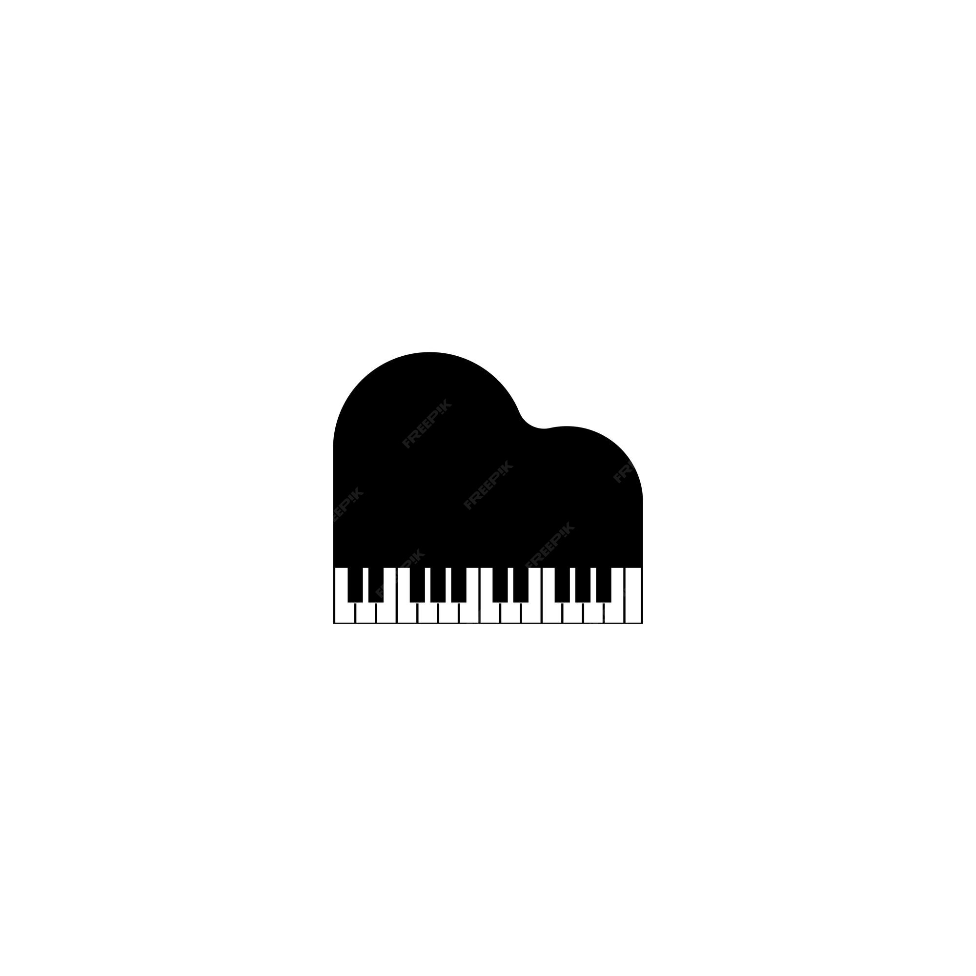 Piano Logotipo ícone Design Clássico Instrumento De Jogo Vetor PNG ,  Clássico, Toque, Instrumento Imagem PNG e Vetor Para Download Gratuito