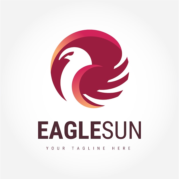 Logo eagle sun