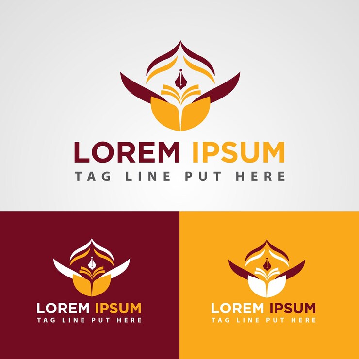Logo islâmico e logotipo da agência islâmica Modelo de logotipo de aprendizagem árabe
