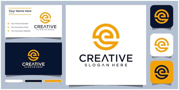 Logo Line Letra Inicial ELLogo Design Modelo tecnologia E logo inspiração de design de logotipo moderno