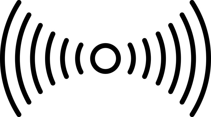 Vetor logo linear simples do ícone do sensor de impressão digital do smartphone ilustração stock