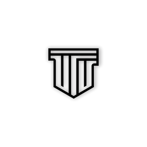 LOGO MINIMALISTA LETRA T E U