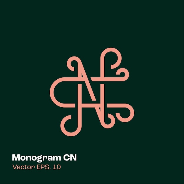 Logo monograma cn