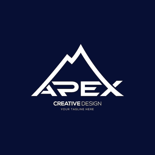 Logo mountain apex adventure