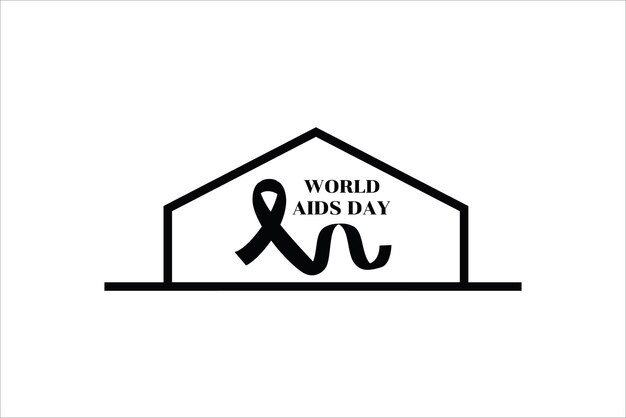 Vetor logo mundial da aids 6