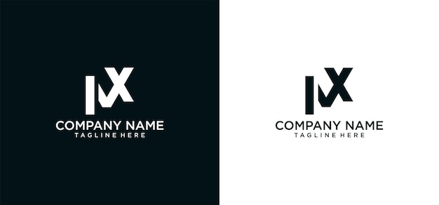 logo MX design inicial