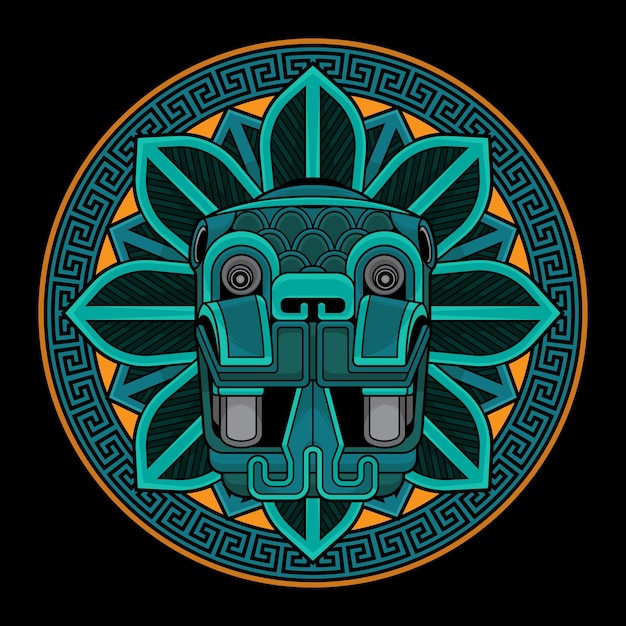 Vetor logo quetzalcoatl