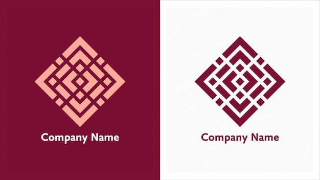 Logo retangular premium