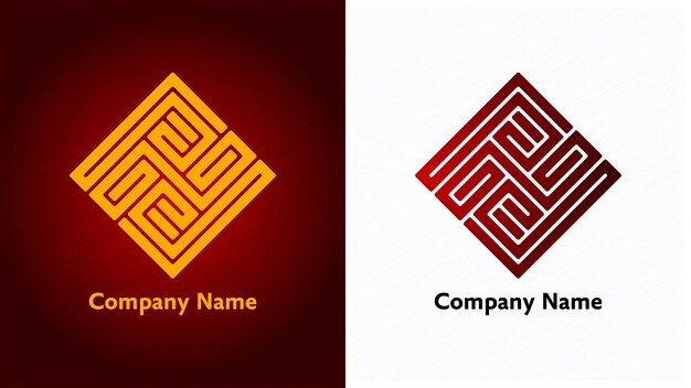 Logo retângulo premium 5