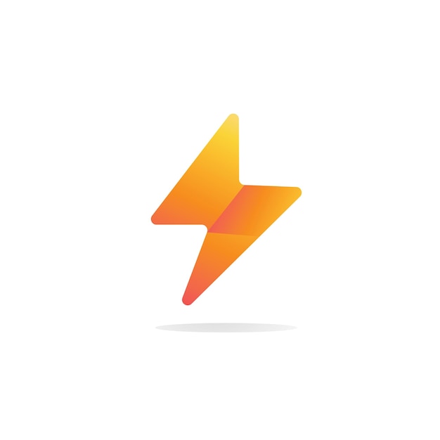 Logo thunderbolt e vetor de símbolo