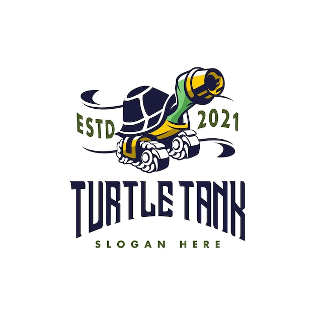 Logo turtle tank sports geral bom para qualquer setor