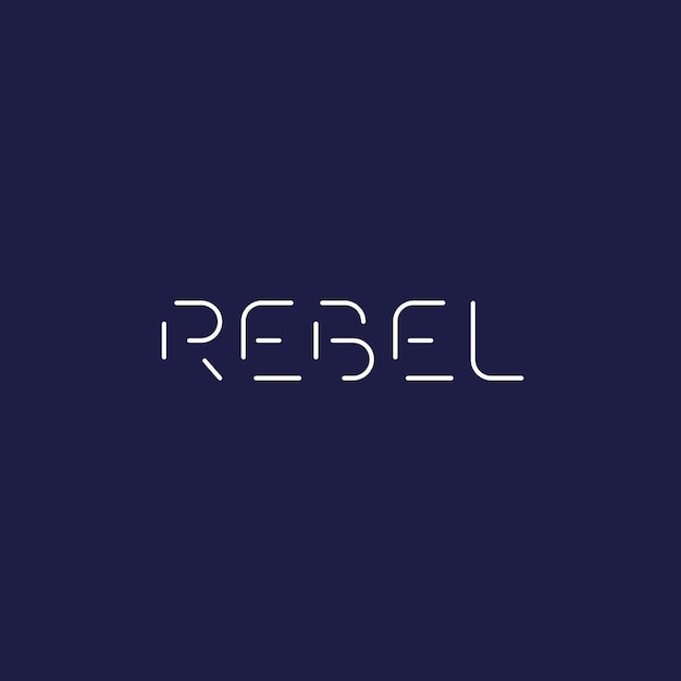 Logo vector rebelde