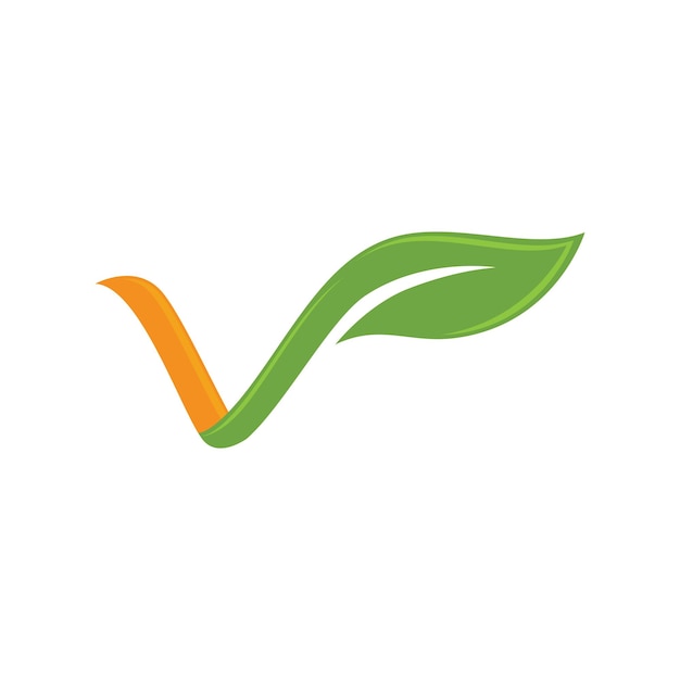 Vetor logos de ecologia da folha verde da árvore