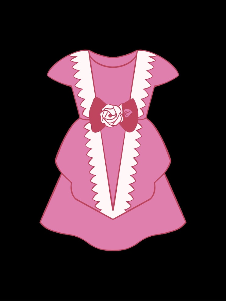 Vetor logotipo 3 de roupas para festas infantis