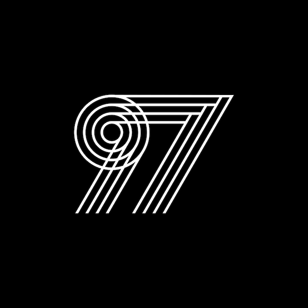 Vetor logotipo 97