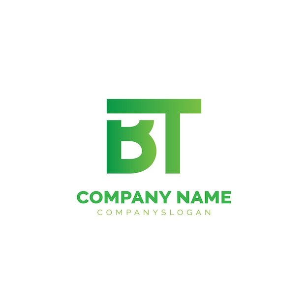 Logotipo abstrato bt