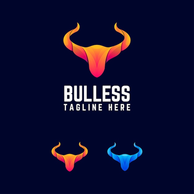 Logotipo abstrato da bull