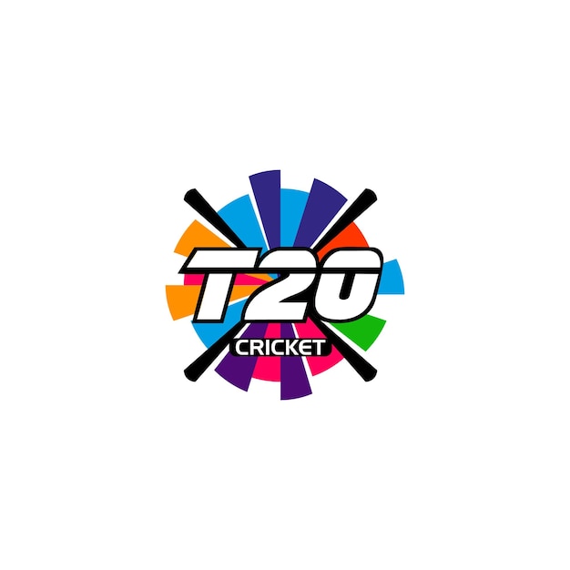 Logotipo abstrato da premier league de críquete local ou design de pôster
