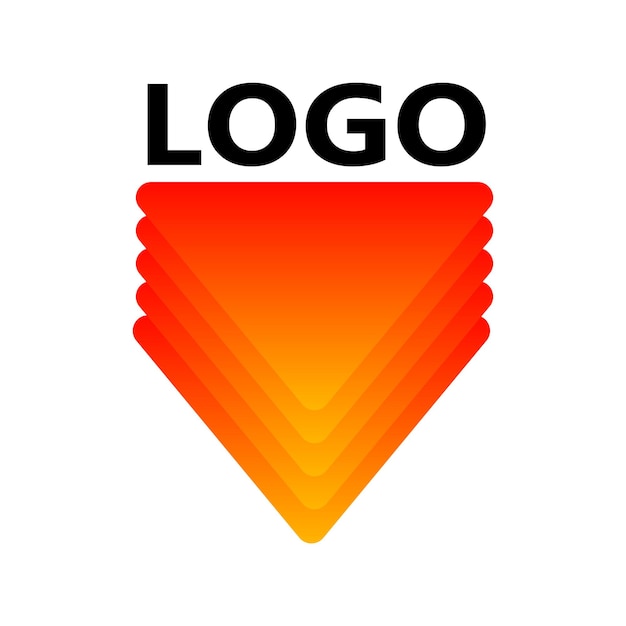 Logotipo abstrato inspirado nos anos 90