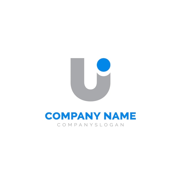 Logotipo abstrato U