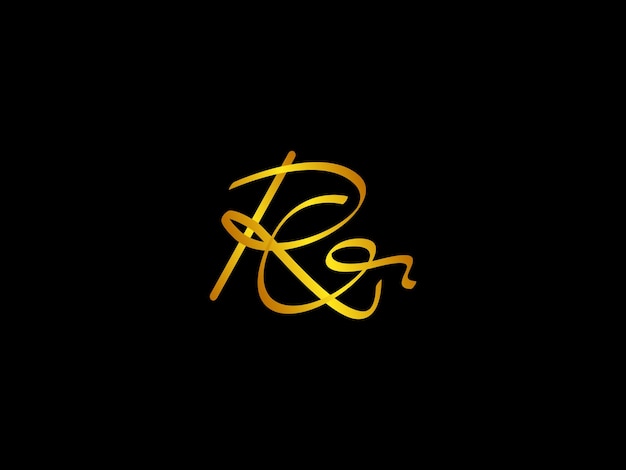 Logotipo amarelo com a letra r nele