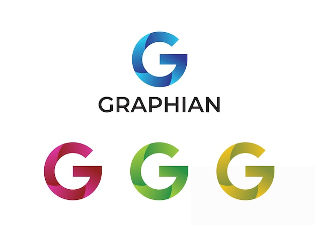 Logotipo colorido da letra G