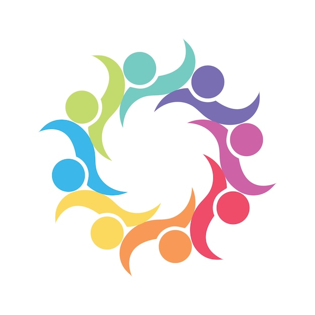 Logotipo colorido da Unidade e da Comunidade