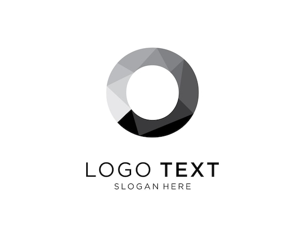 Logotipo colorido ou tecnologia de letras simples