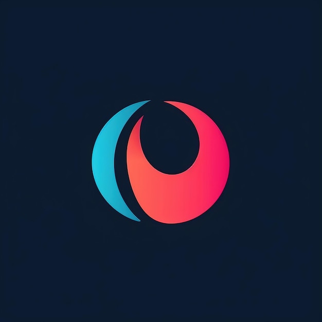 Logotipo comércio eletrônico duas cores empresa on-line estilo moderno