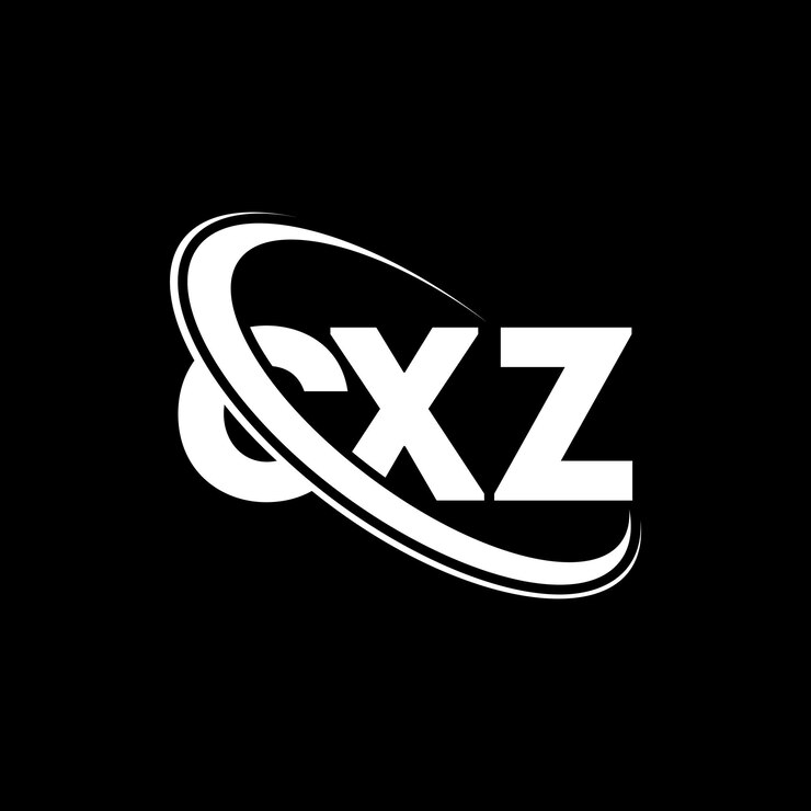 Vetor logotipo cxz cxz letra cxz design de letra logotipo iniciais logotipo cx z ligado com círculo e maiúsculas logotipo monograma cxz tipografia para negócios de tecnologia e marca imobiliária