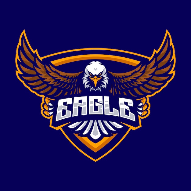Logotipo da águia para um time de esporte