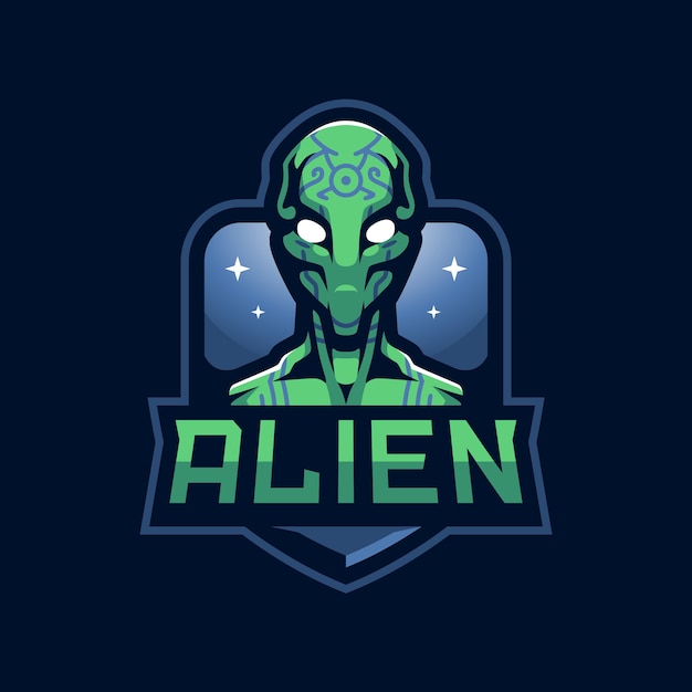 Vetor logotipo da alien esport
