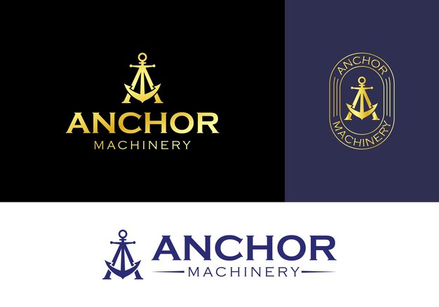 Vetor logotipo da anchor machinery