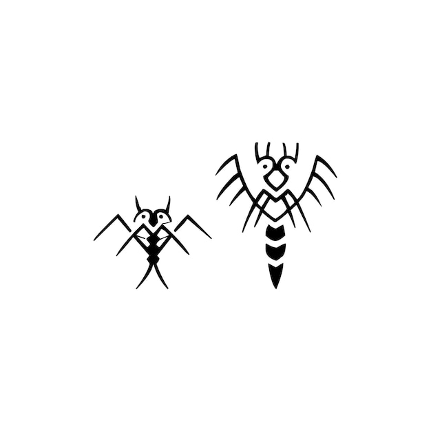 Vetor logotipo da aranha