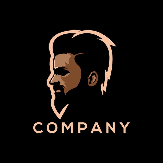 Logotipo da barba