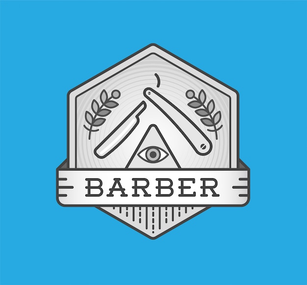 Vetor logotipo da barbearia