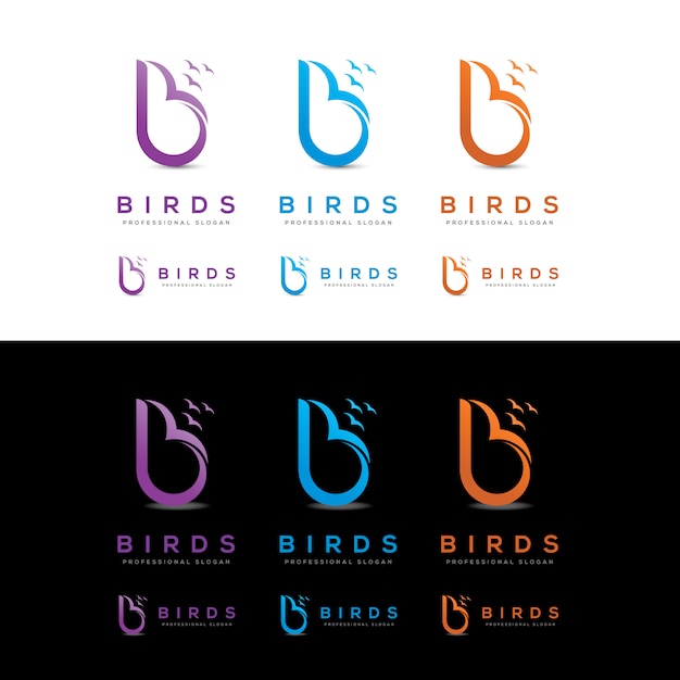 Logotipo da birds-b-letter