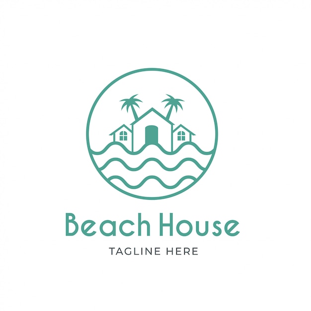 Logotipo da casa de praia