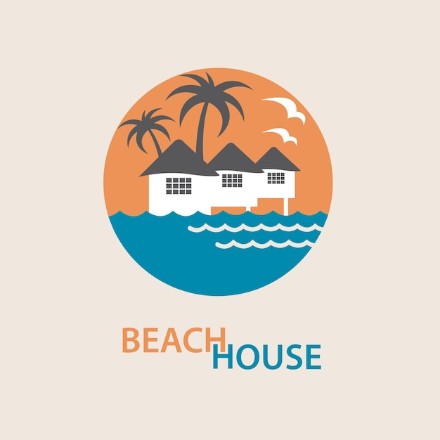 Logotipo da casa de praia