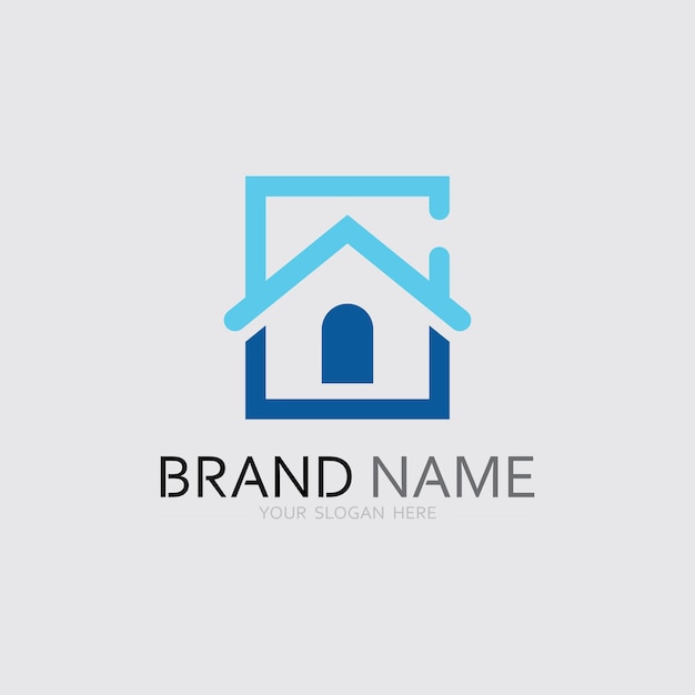 Vetor logotipo da casa icon vector ilustração modelo de design de logotipo da casa e da casa vector design logotipo arquitetura e projeto de edifícios propriedade estadia em casa propriedade logotipo de negócio