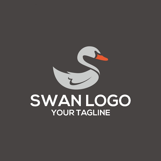 Vetor logotipo da cisne