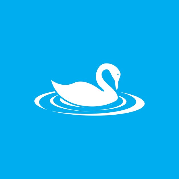 Vetor logotipo da cisne