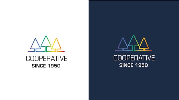 Vetor logotipo da cooperativa