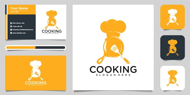 Vetor logotipo da cozinha. ícone ou símbolo para o restaurante do menu do projeto. ilustração vetorial