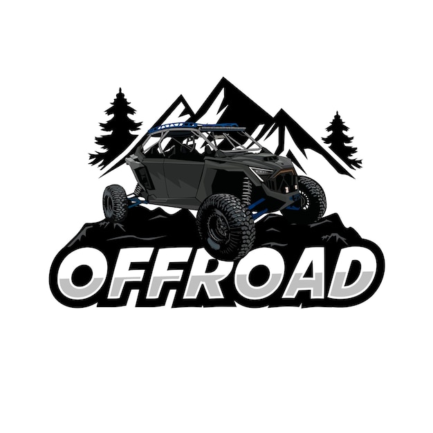 Vetor logotipo da desert utv offroad