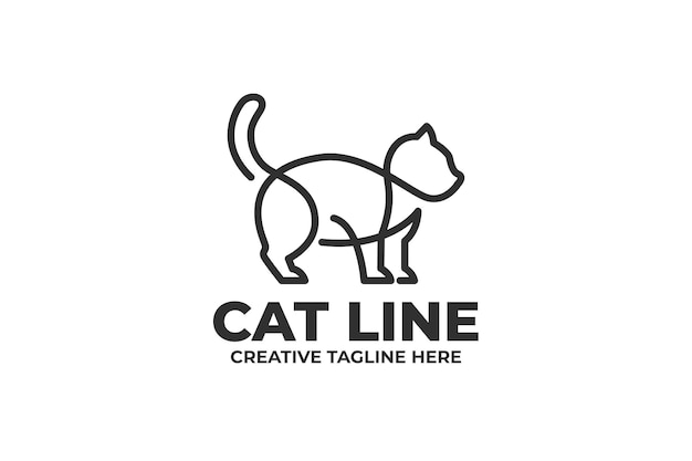 Logotipo da empresa cat in one line