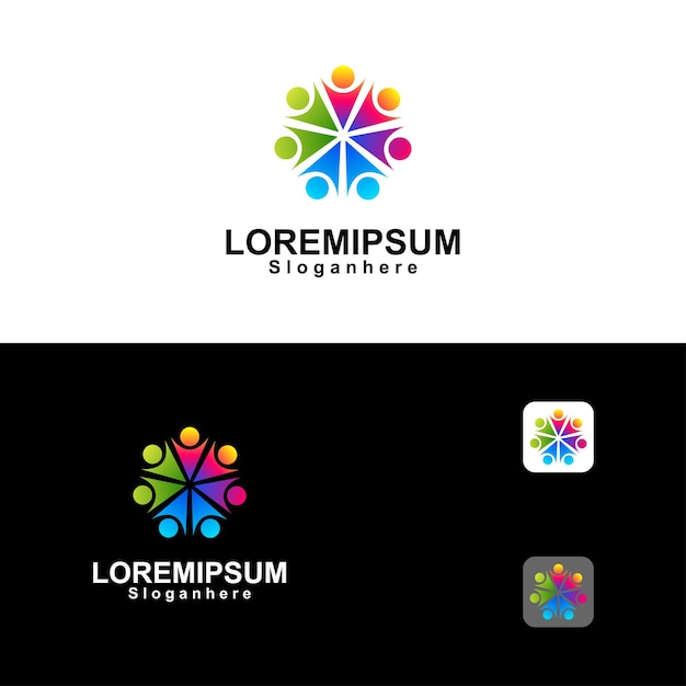 Logotipo da empresa colorido