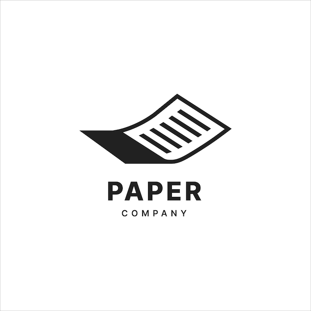 Logotipo da empresa de papel