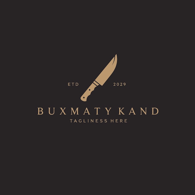 Logotipo da faca Buxmaty Kand