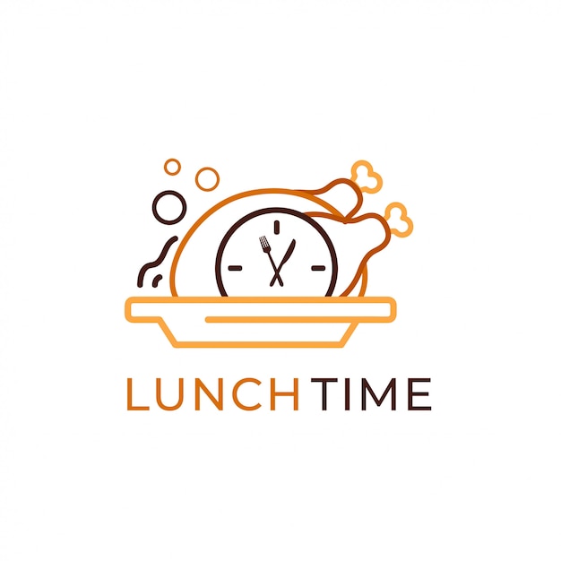Logotipo da hora do almoço